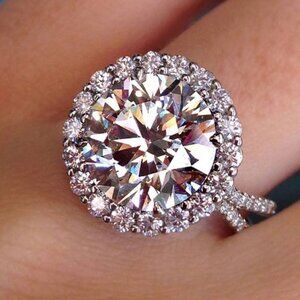 🎀 Thin Cross Anillos Woman Pure Big Round Rings For Woman, HA4075-6